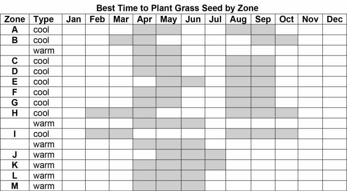 Best month to plant grass seed