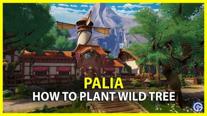 Plant wild trees palia